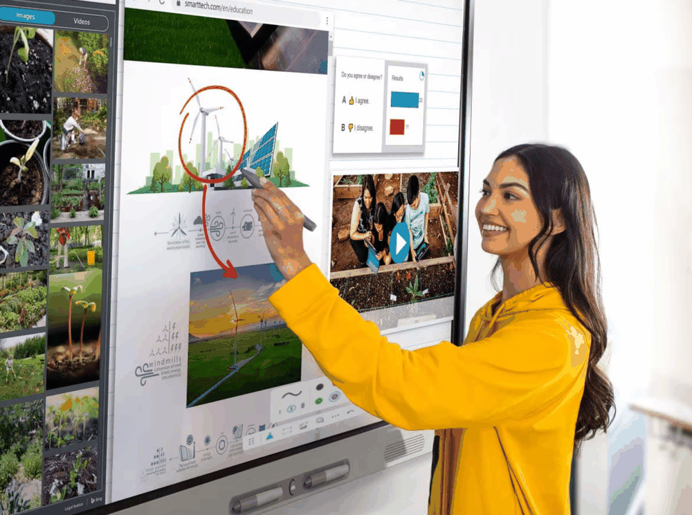 SMART Board MX V5 65″ – lekcja interaktywna przy tablicy