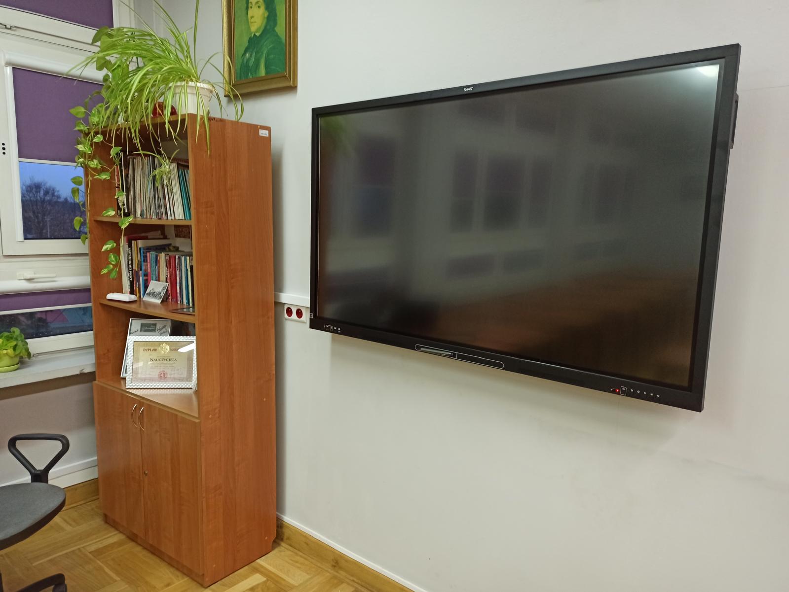 Monitor interaktywny – szkoła ponadpodstawowa Kraków