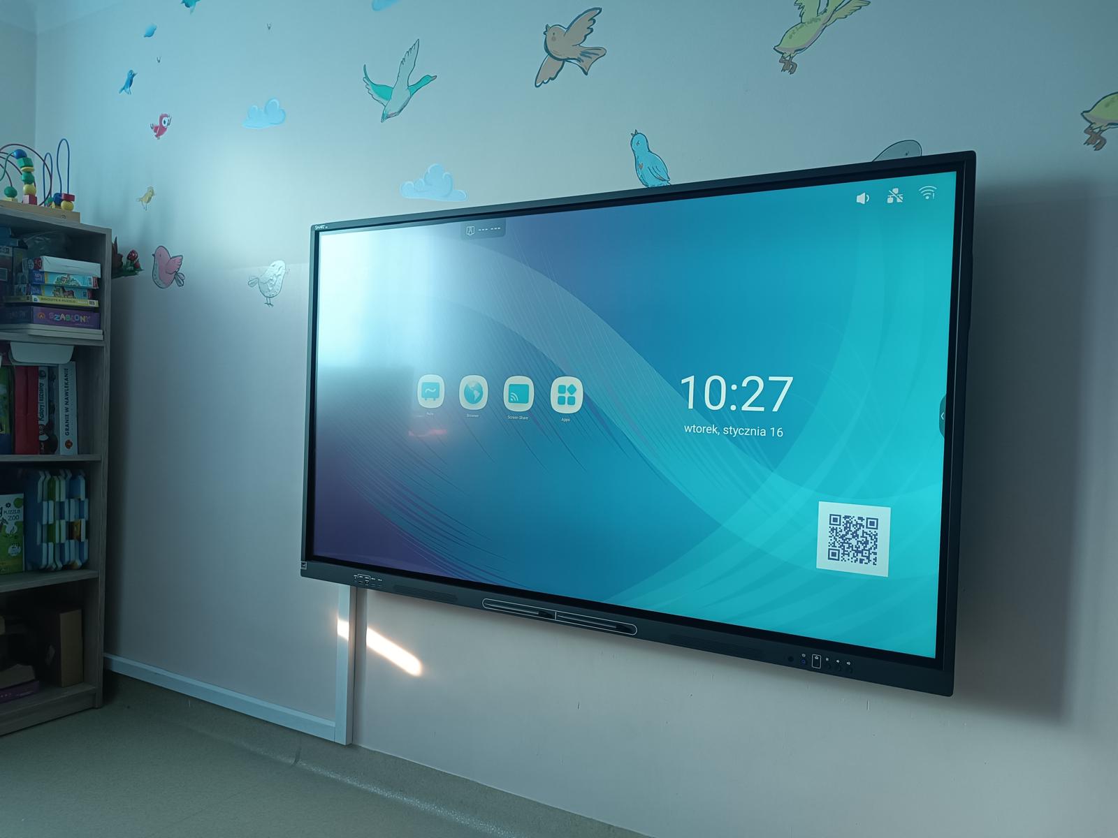 Monitor interaktywny – przedszkole Warszawa